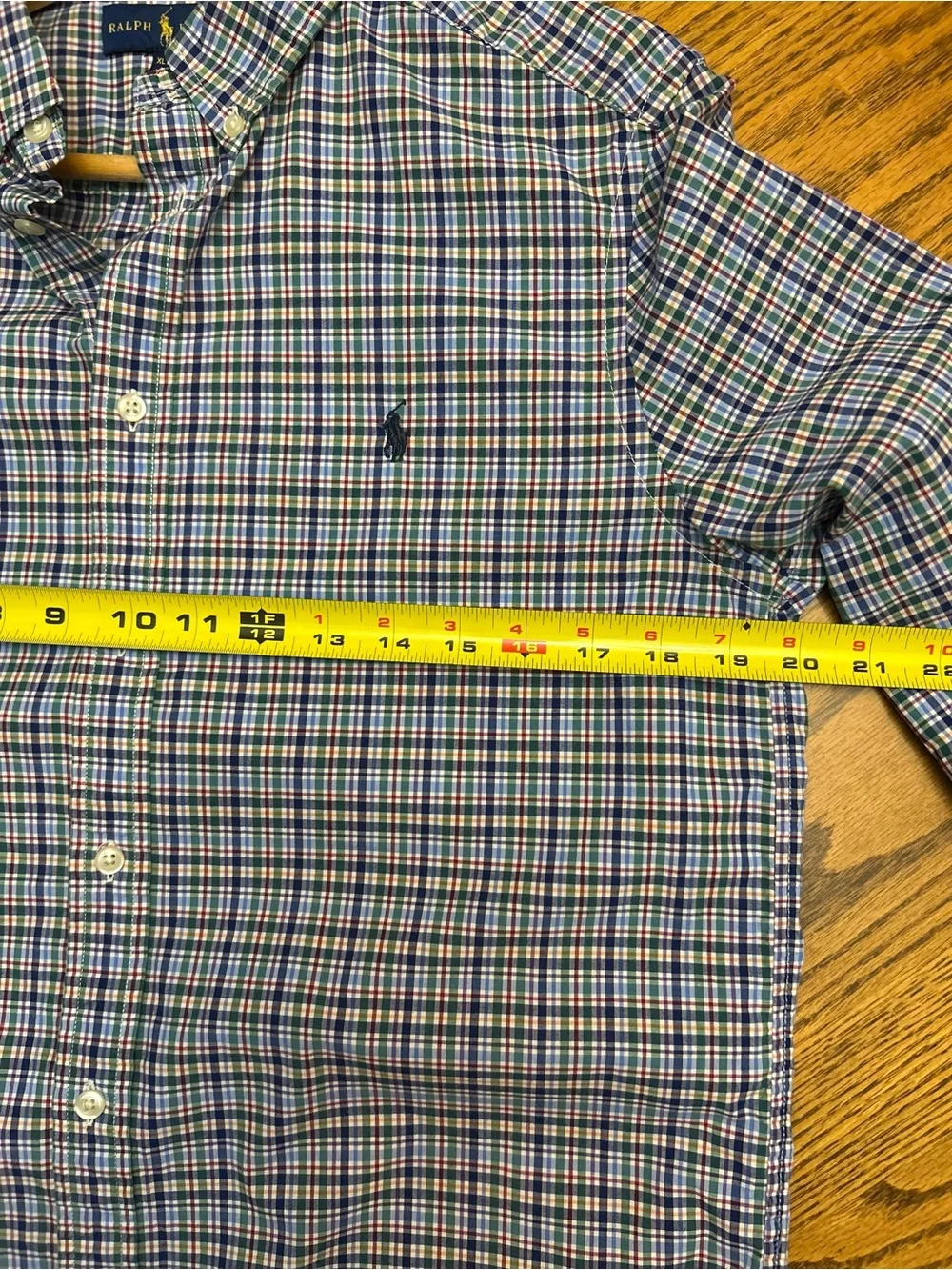 Ralph Lauren Boy’s Blue Multi-Check Button-Down Shirt